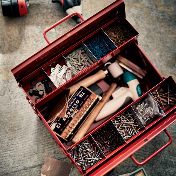 Toyo Steel - Cantilever Toolbox ST-350 Red