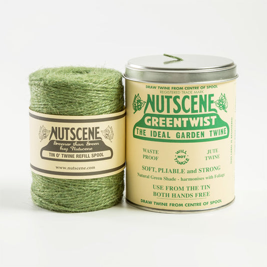 Nutscene - Iconic Tin of Nutscene Twine - Green Twist