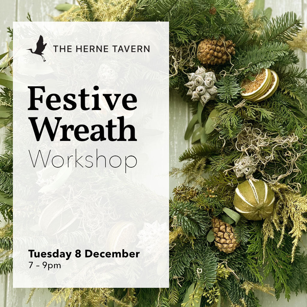 Festive Wreath Workshop @ The Herne - 8 December 2026 - 7pm - 9pm