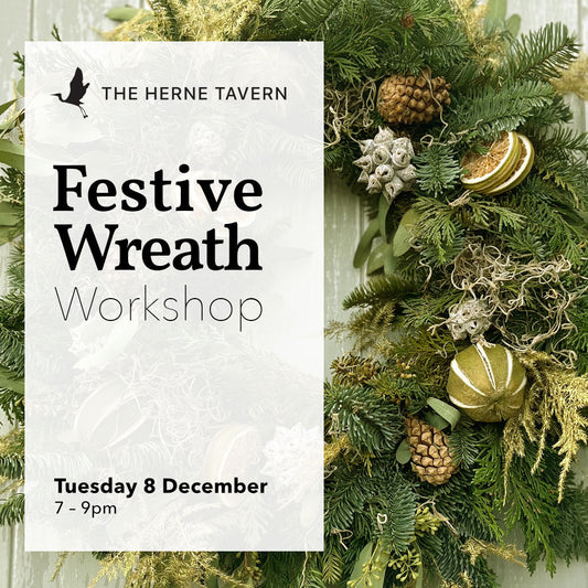 Festive Wreath Workshop @ The Herne - 8 December 2026 - 7pm - 9pm